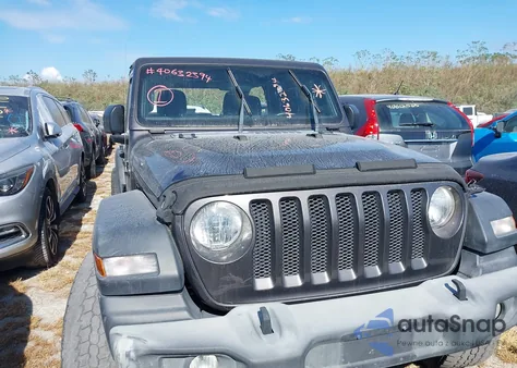 2019 Jeep Wrangler Unlimited Sport S 4X4 из США, поврежденный, VIN 1C4HJXDG7KW597695